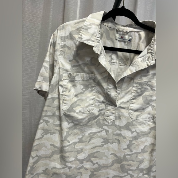 Vineyard vines Women's Margo Camo Utility Dress | size 18 - Picture 2 of 6